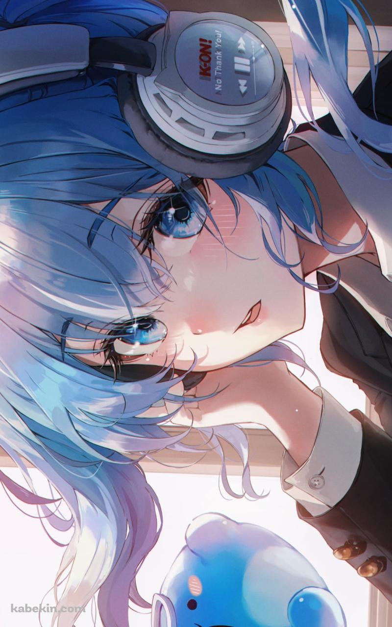 ヘッドセットをつけた可愛いARAHASHI TABI / バーチャルYouTuberのAndroidの壁紙(800px x 1280px) スマホ用