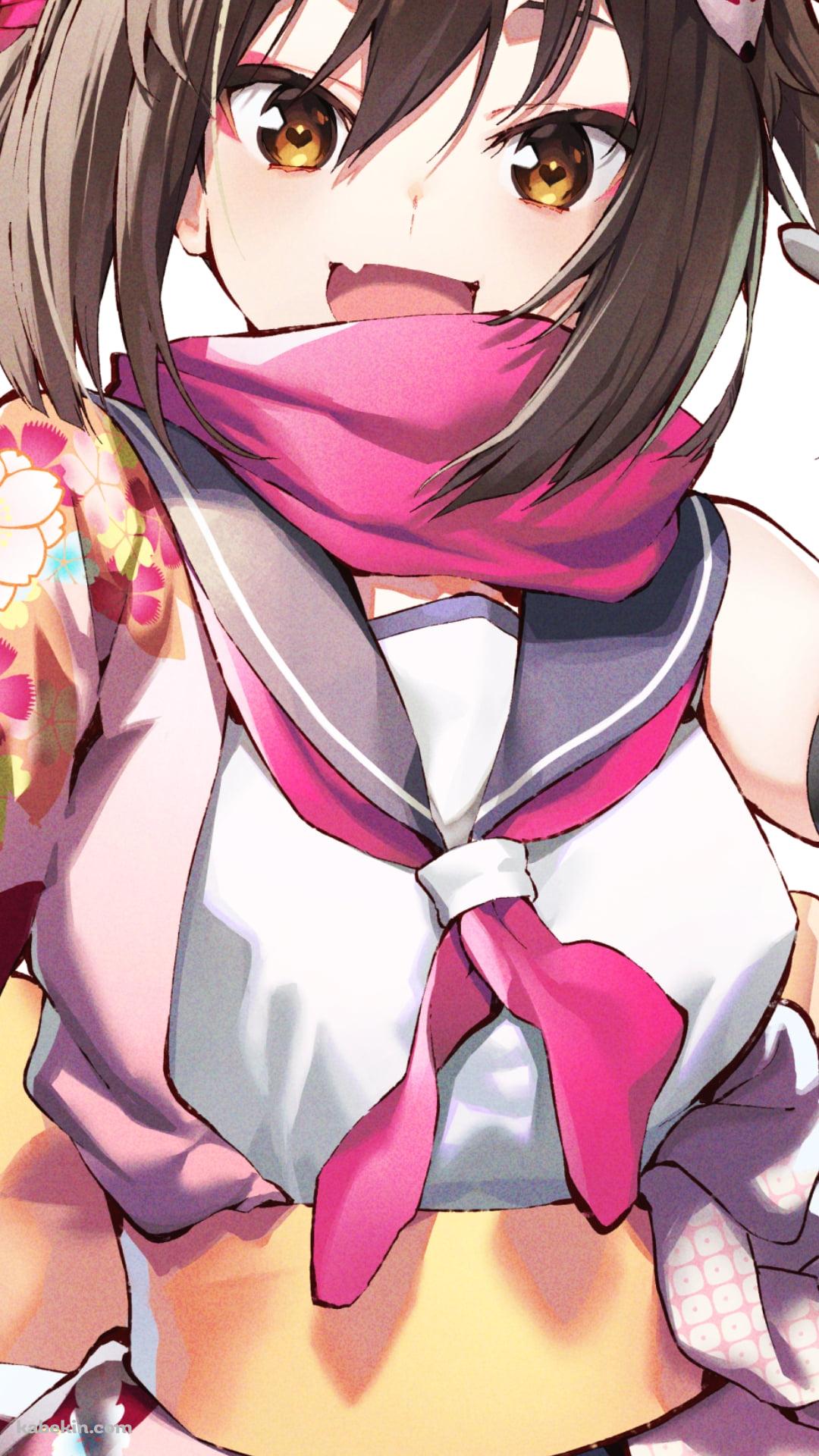 笑顔の久田イズナ（くだいずな） / ブルアカ / ブルーアーカイブのAndroidの壁紙(1080px x 1920px) スマホ用