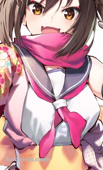 笑顔の久田イズナ（くだいずな） / ブルアカ / ブルーアーカイブのAndroidの壁紙(360px x 592px) スマホ用