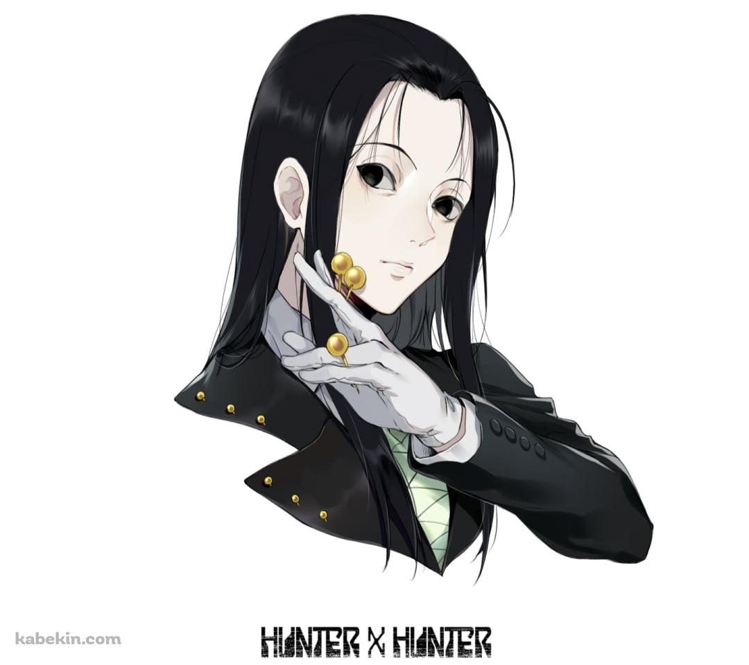黒いスーツを着たイルミ=ゾルディック / ハンターxハンターのAndroidの壁紙(1080px x 960px) スマホ用
