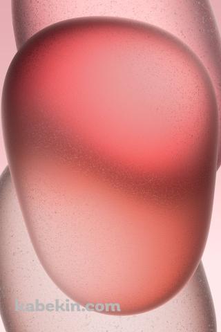 ピンクの綺麗なゼリー状の物体 / iPhone 15のAndroidの壁紙(320px x 480px) スマホ用
