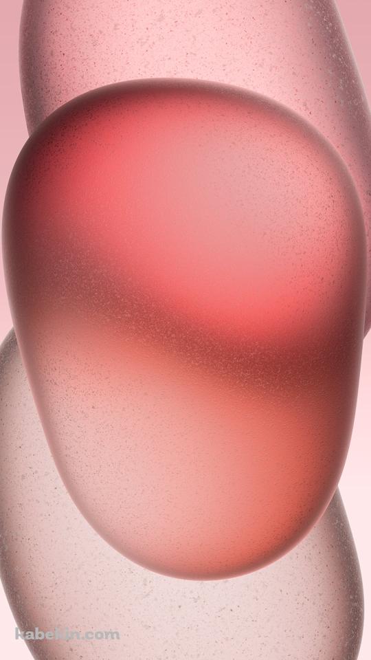 ピンクの綺麗なゼリー状の物体 / iPhone 15のAndroidの壁紙(540px x 960px) スマホ用