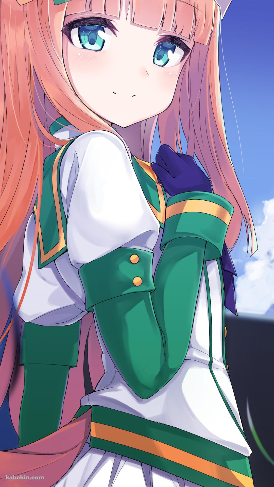 青空の下、微笑むサイレンススズカ / ウマ娘プリティーダービーのAndroidの壁紙(1080px x 1920px) スマホ用