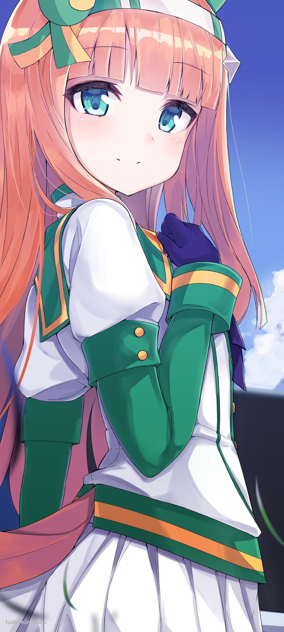 青空の下、微笑むサイレンススズカ / ウマ娘プリティーダービーのAndroidの壁紙(1080px x 2400px) スマホ用