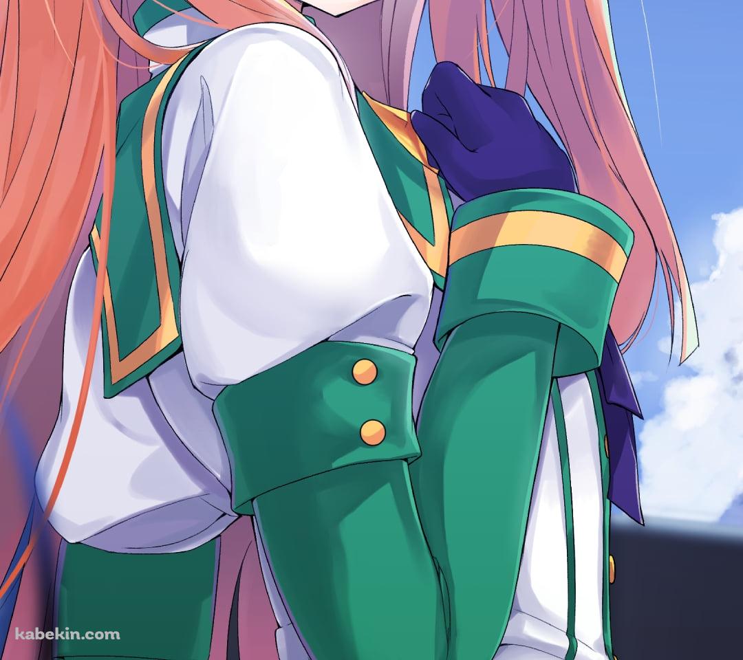 青空の下、微笑むサイレンススズカ / ウマ娘プリティーダービーのAndroidの壁紙(1080px x 960px) スマホ用