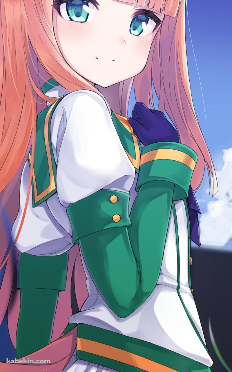 青空の下、微笑むサイレンススズカ / ウマ娘プリティーダービーのAndroidの壁紙(800px x 1280px) スマホ用