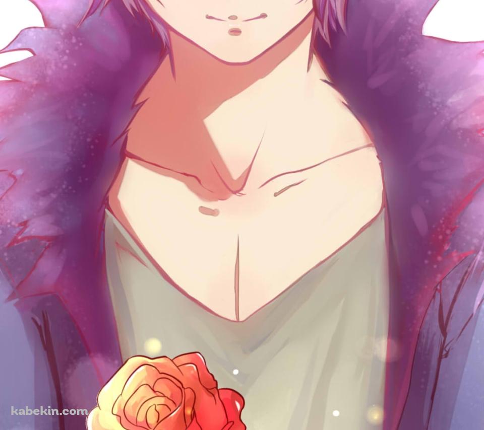 赤い薔薇を差し出すギャリー / ibのAndroidの壁紙(960px x 854px) スマホ用
