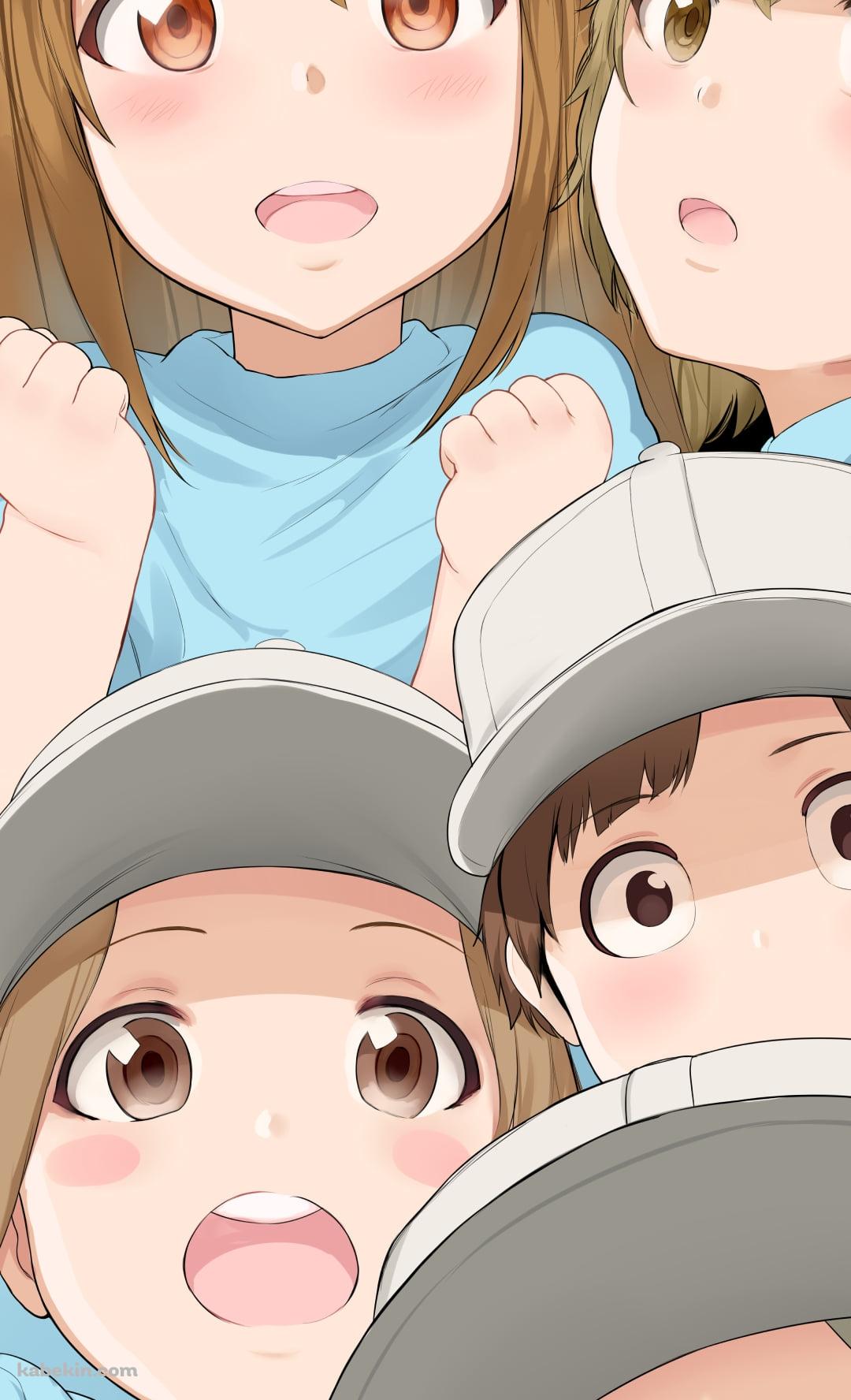 ギュウギュウ詰めの血小板 / はたらく細胞のAndroidの壁紙(1080px x 1776px) スマホ用