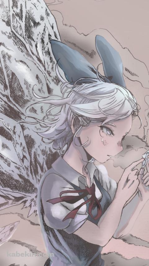 リアルなタッチで描かれたチルノ / かっこいい / 東方のAndroidの壁紙(480px x 854px) スマホ用