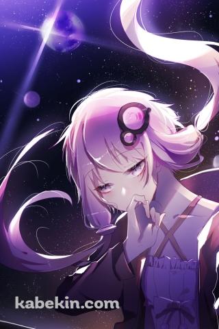 ツインテールの結月ゆかり / ボイスロイド / ボーカロイドのAndroidの壁紙(320px x 480px) スマホ用