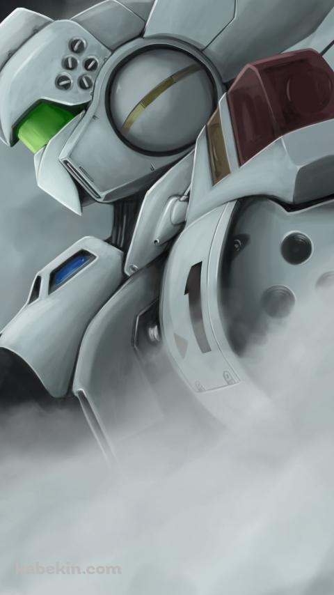 横から見たMODEROID 機動警察パトレイバー AV-98イングラム / AV-98 ingramのAndroidの壁紙(480px x 854px) スマホ用