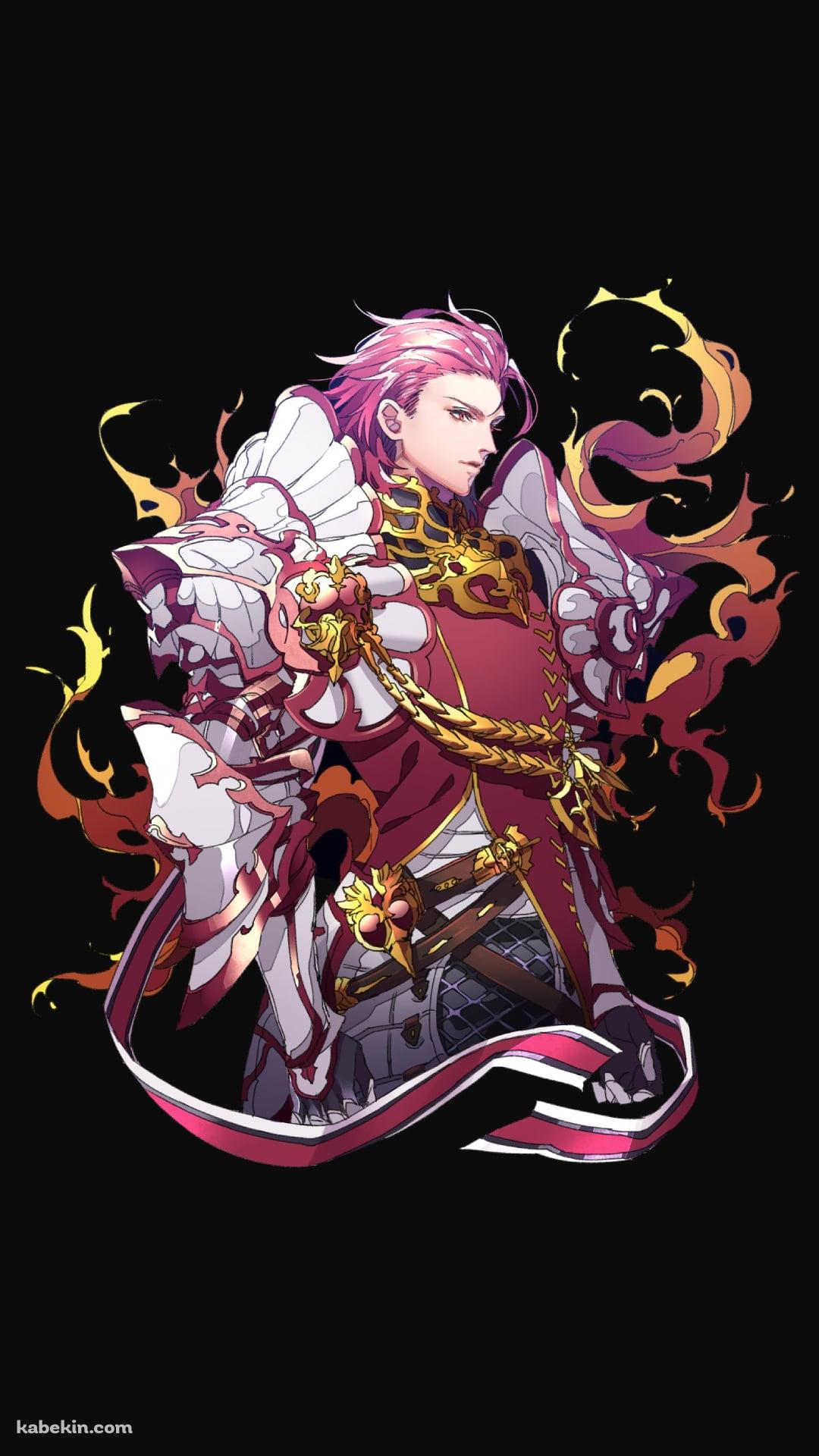 炎をまとうパーシヴァル / グランブルーファンタジーのAndroidの壁紙(1080px x 1920px) スマホ用