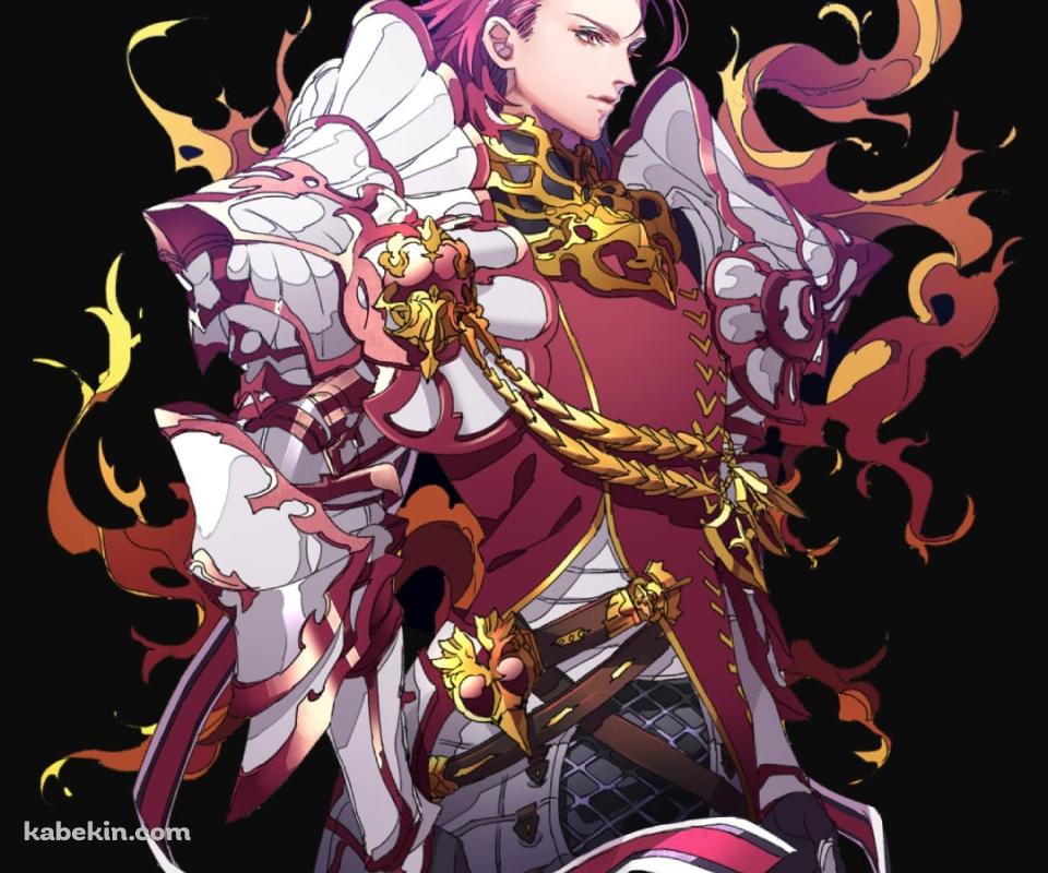 炎をまとうパーシヴァル / グランブルーファンタジーのAndroidの壁紙(960px x 800px) スマホ用