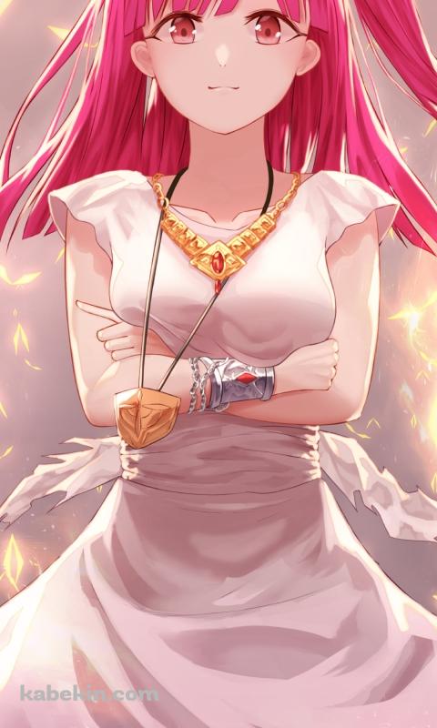 仁王立ちの可愛いモルジアナ / マギ The Labyrinth of MagicのAndroidの壁紙(480px x 800px) スマホ用