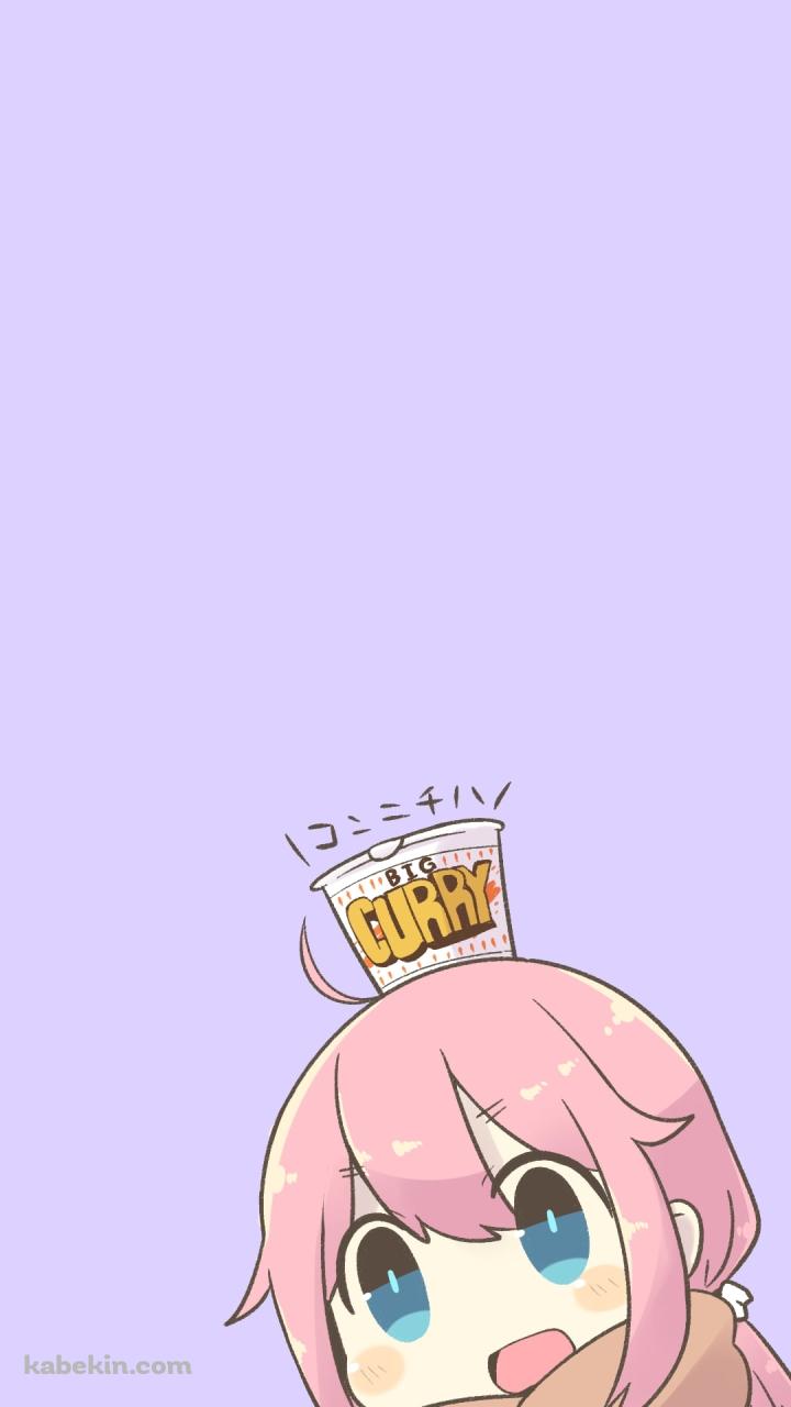カレーヌードルと各務原なでしこ / 野クル / ゆるキャン△のAndroidの壁紙(720px x 1280px) スマホ用