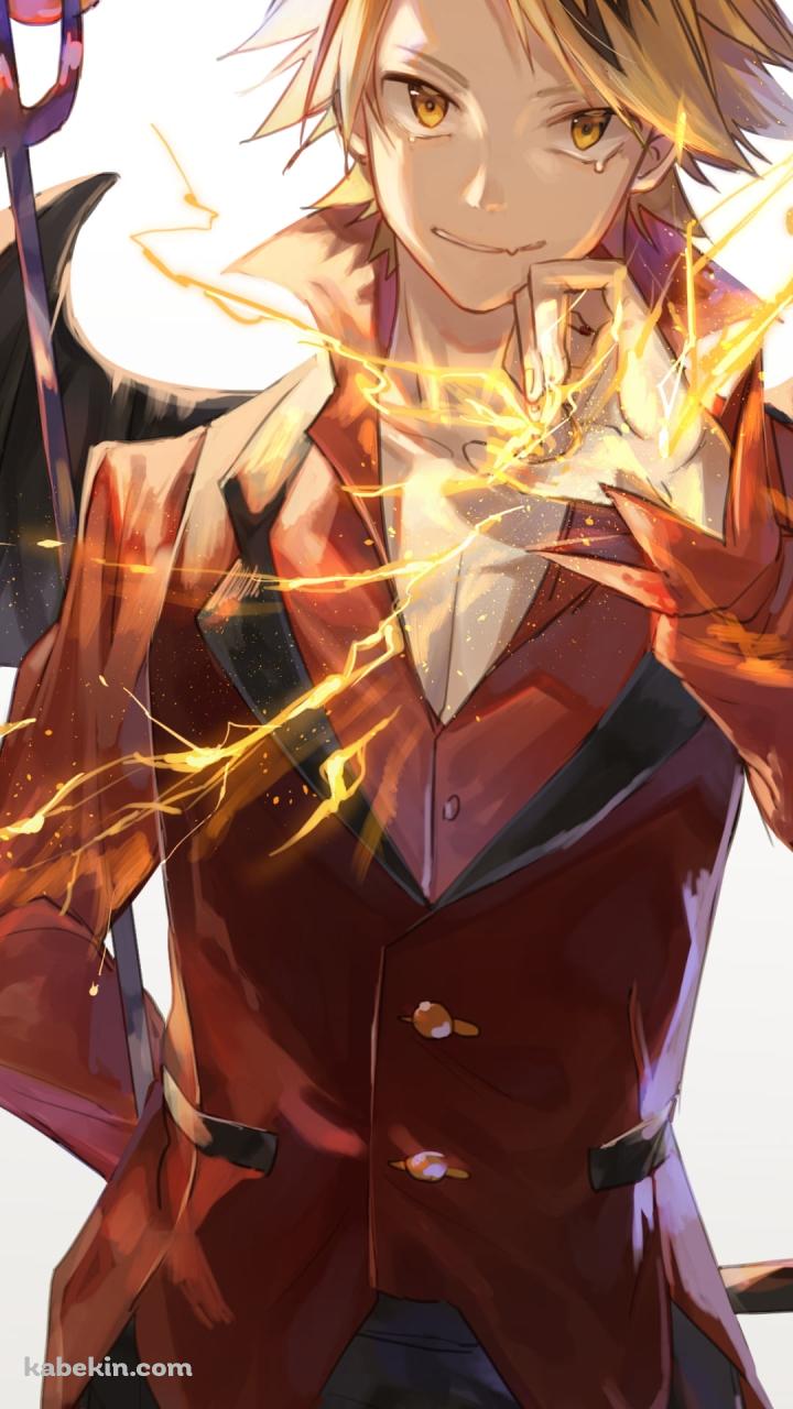 稲妻を放つ上鳴電気 (かみなりでんき) / 僕のヒーローアカデミアのAndroidの壁紙(720px x 1280px) スマホ用