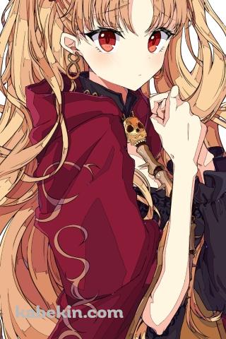 前手を組みこちらを見つめるエレシュキガル / Fate/grand orderのAndroidの壁紙(320px x 480px) スマホ用