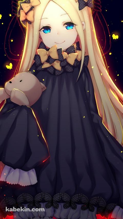 黄色い蝶とアビゲイル・ウィリアムズ / Fate/grand orderのAndroidの壁紙(480px x 854px) スマホ用