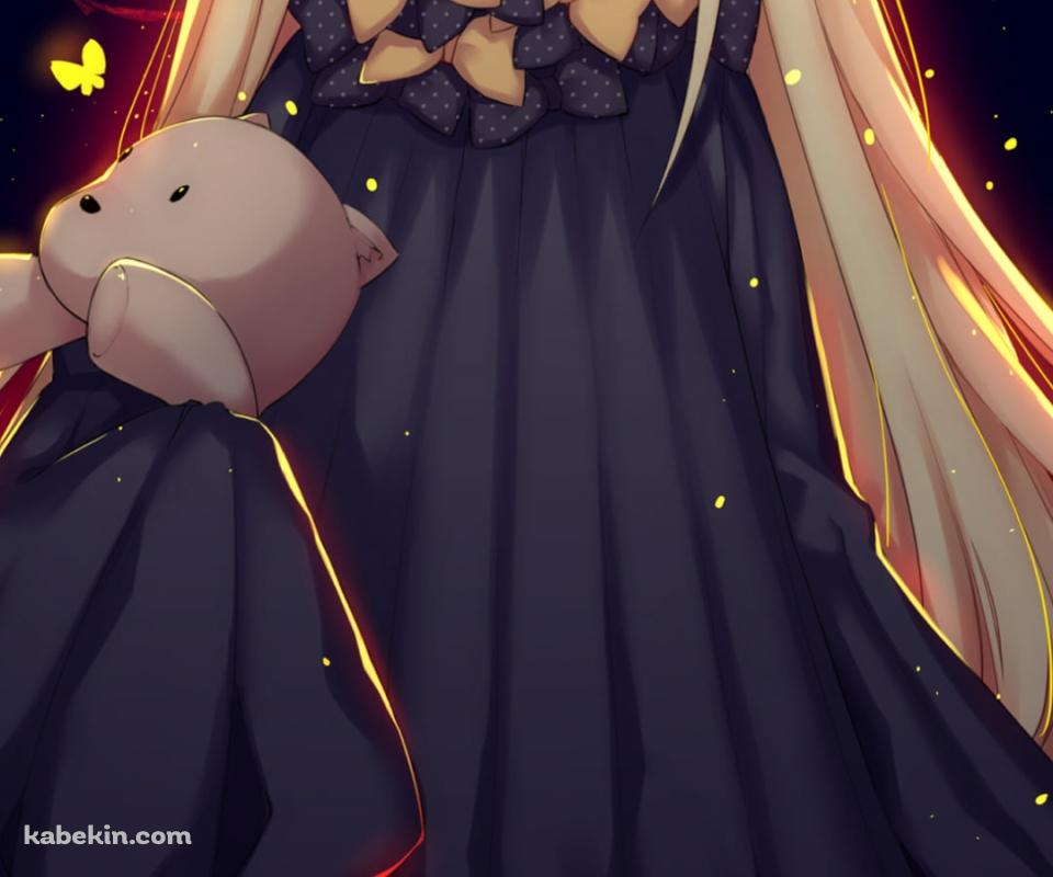 黄色い蝶とアビゲイル・ウィリアムズ / Fate/grand orderのAndroidの壁紙(960px x 800px) スマホ用