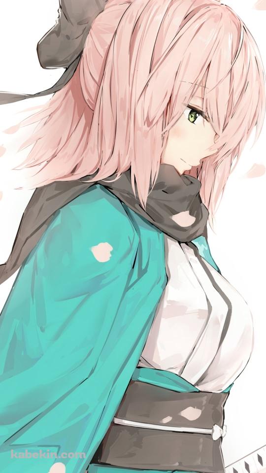 うつむく沖田総司 / FateのAndroidの壁紙(540px x 960px) スマホ用