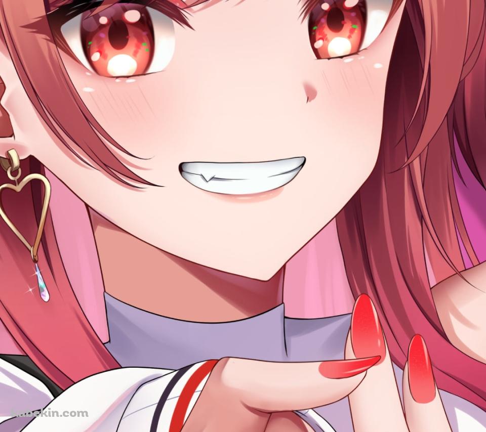 Wピースをする可愛い一条莉々華 / ホロライブ / バーチャルYouTuber / VtuberのAndroidの壁紙(960px x 854px) スマホ用