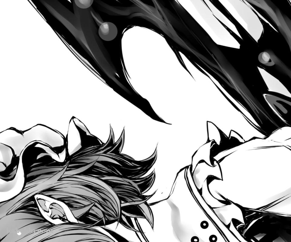 モノクロのかっこいいレミリア・スカーレット / 東方のAndroidの壁紙(960px x 800px) スマホ用