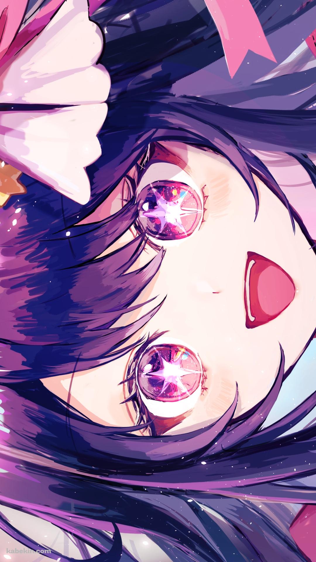 キラキラ瞳で笑顔の可愛い星野アイ / アイドル / 正面 / 推しの子のAndroidの壁紙(1080px x 1920px) スマホ用
