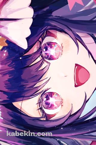 キラキラ瞳で笑顔の可愛い星野アイ / アイドル / 正面 / 推しの子のAndroidの壁紙(320px x 480px) スマホ用