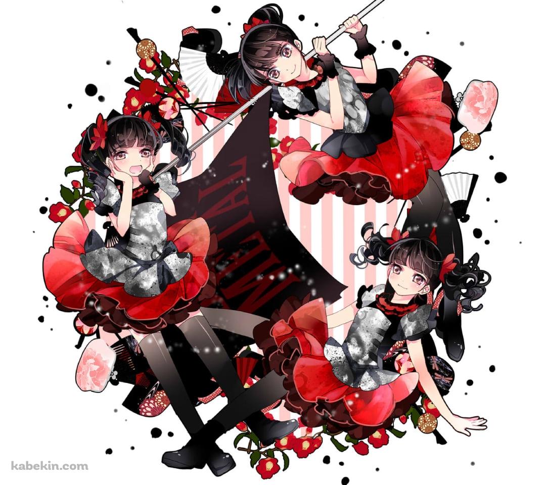 ベビメタ / BABYMETAL / ファンアートのAndroidの壁紙(1080px x 960px) スマホ用