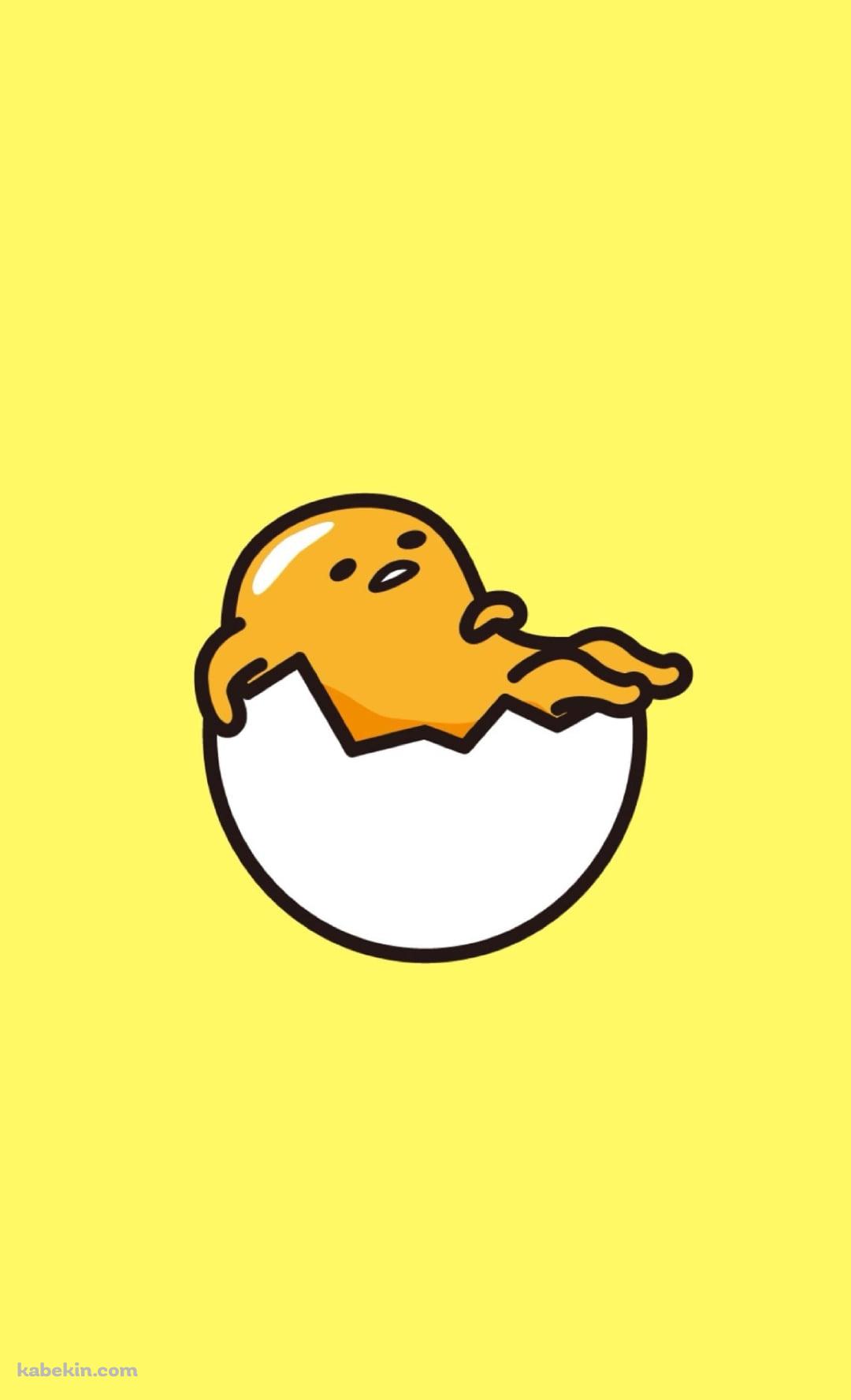 殻にはまってリラックスするぐでたま / GudetamaのAndroidの壁紙(1080px x 1776px) スマホ用