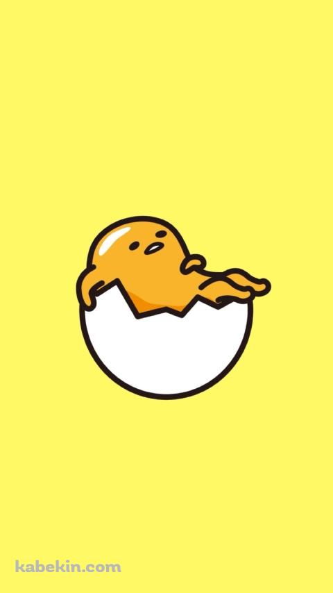 殻にはまってリラックスするぐでたま / GudetamaのAndroidの壁紙(480px x 854px) スマホ用