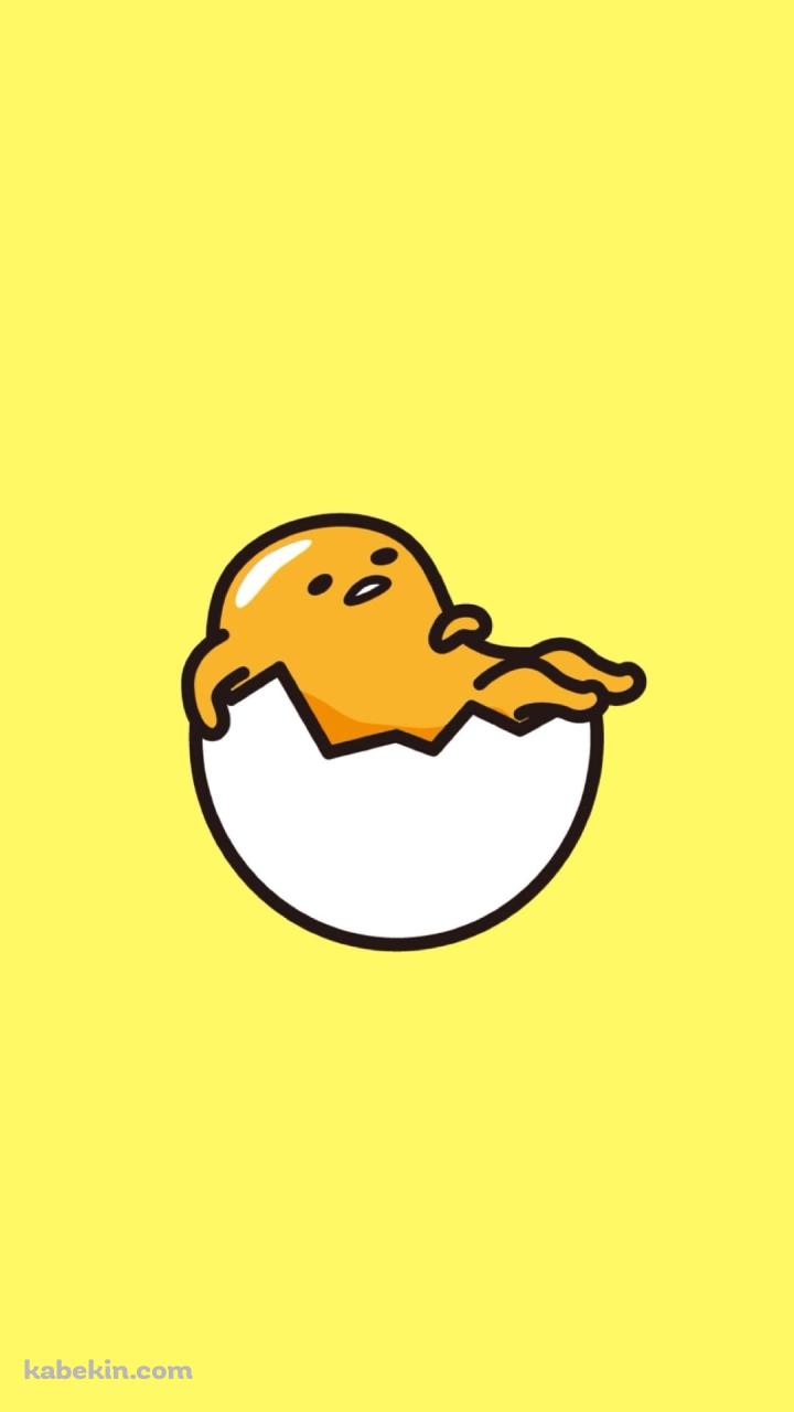 殻にはまってリラックスするぐでたま / GudetamaのAndroidの壁紙(720px x 1280px) スマホ用