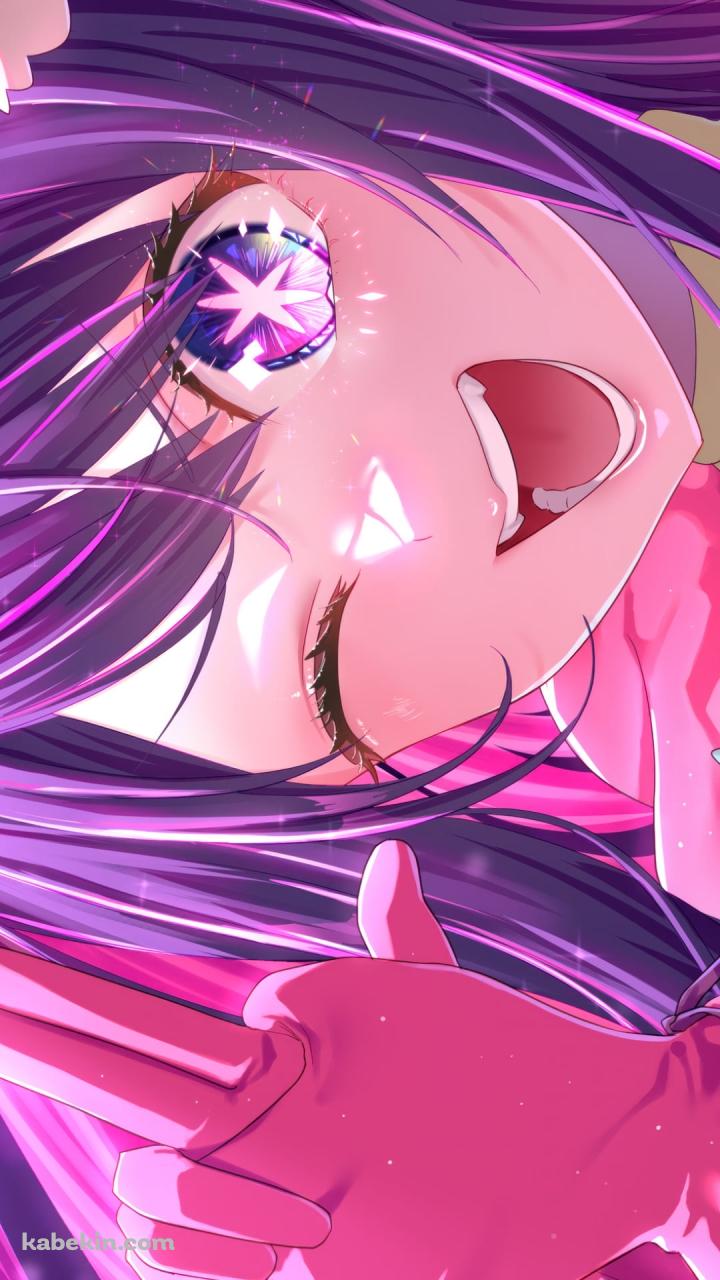手で鉄砲を作りながらウィンクする星野アイ / 推しの子のAndroidの壁紙(720px x 1280px) スマホ用