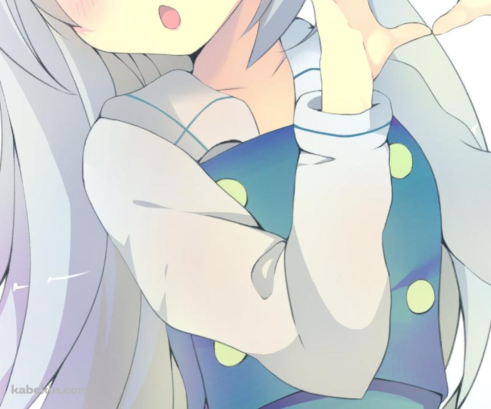 手でハートを作る香風智乃 / ごちうさ / ご注文はうさぎですか?のAndroidの壁紙(960px x 800px) スマホ用