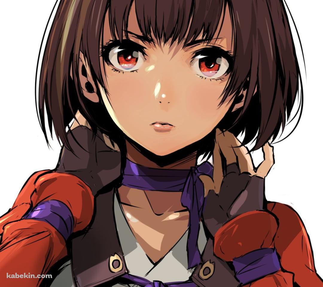 首元に手をあてるスーツを着た無名 / 甲鉄城のカバネリのAndroidの壁紙(1080px x 960px) スマホ用