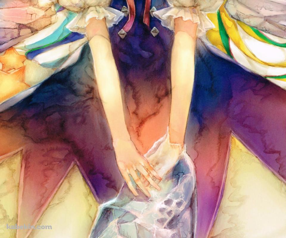 淡い色調で描かれたチルノ / 手書き / 東方のAndroidの壁紙(960px x 800px) スマホ用