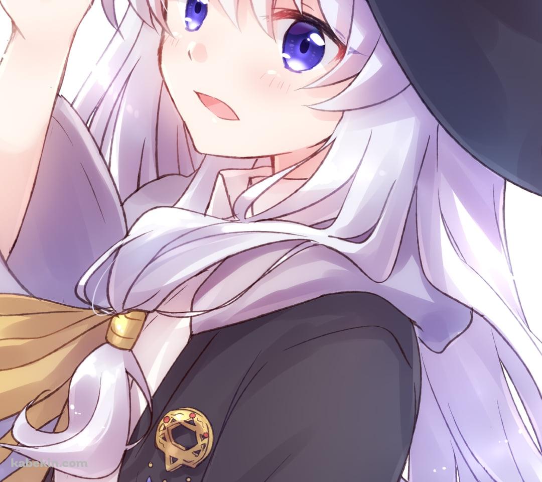 魔女の帽子に手をかける可愛いイレイナ / 魔女の旅々のAndroidの壁紙(1080px x 960px) スマホ用