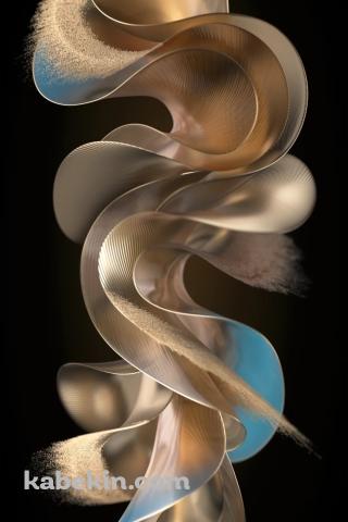 金色のアブストラクト / Samsung W24のAndroidの壁紙(320px x 480px) スマホ用