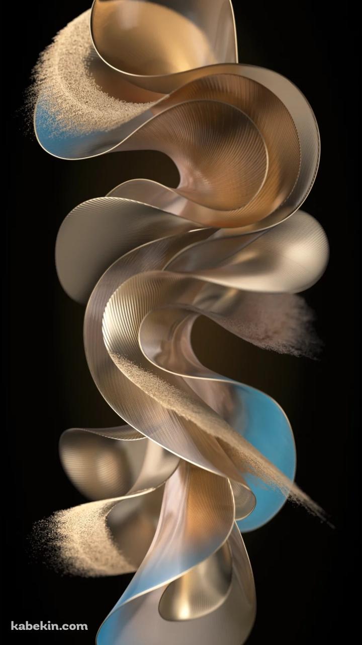 金色のアブストラクト / Samsung W24のAndroidの壁紙(720px x 1280px) スマホ用