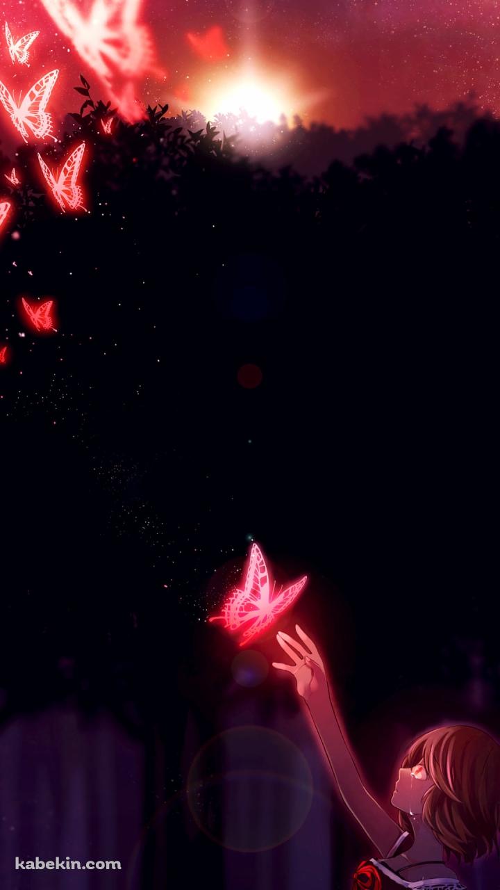 赤い蝶と天倉 澪 / 零~紅い蝶 / fatal frameのAndroidの壁紙(720px x 1280px) スマホ用