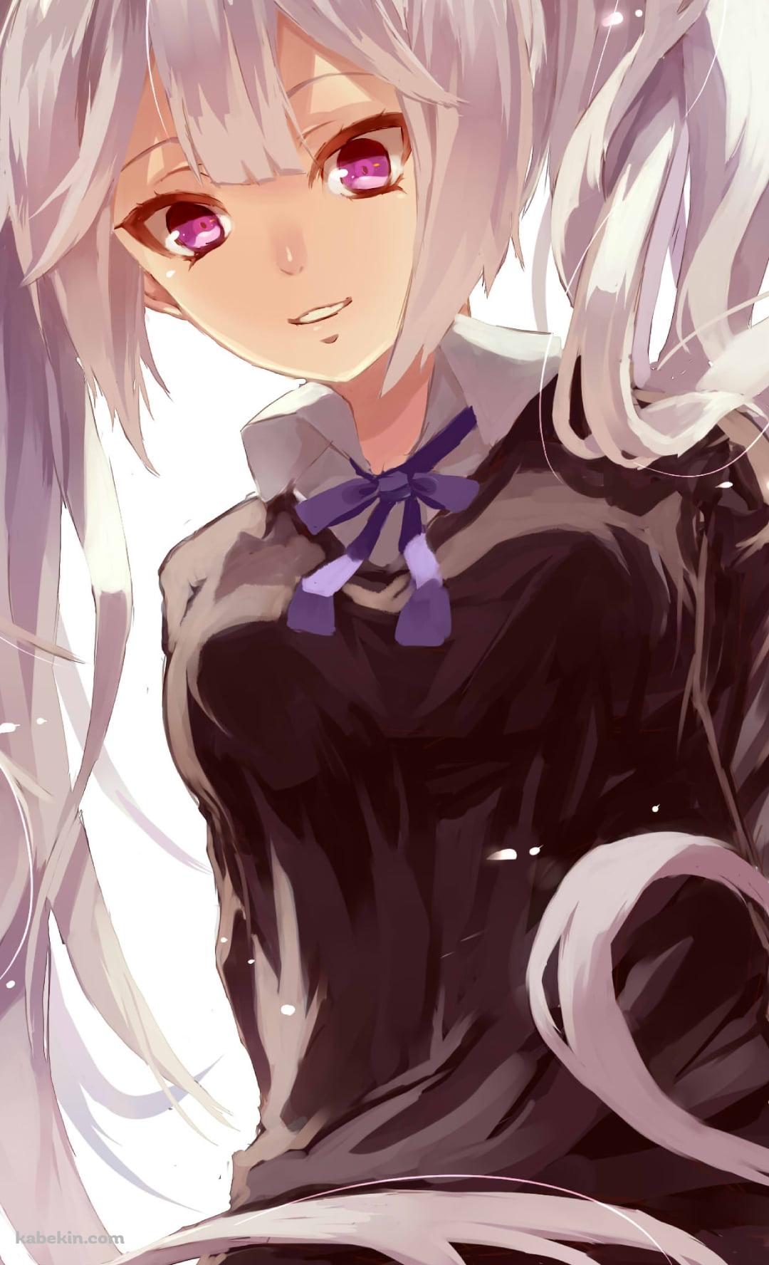 こちらを見下ろす境多摩(さかい たま) / ディーふらぐ!のAndroidの壁紙(1080px x 1776px) スマホ用