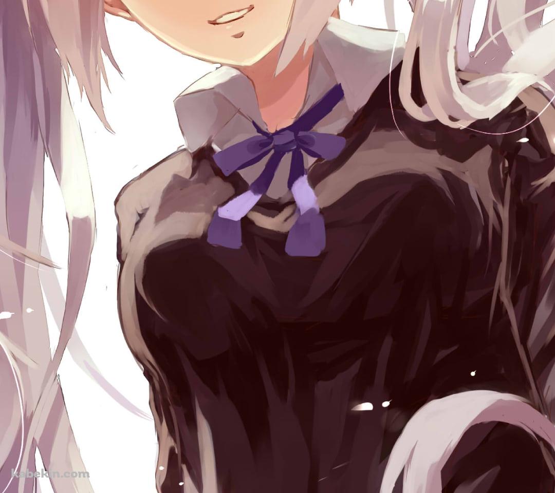 こちらを見下ろす境多摩(さかい たま) / ディーふらぐ!のAndroidの壁紙(1080px x 960px) スマホ用