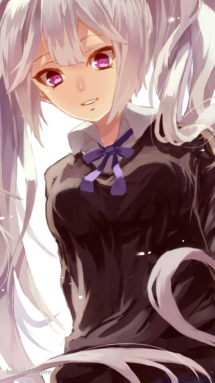 こちらを見下ろす境多摩(さかい たま) / ディーふらぐ!のAndroidの壁紙(720px x 1280px) スマホ用