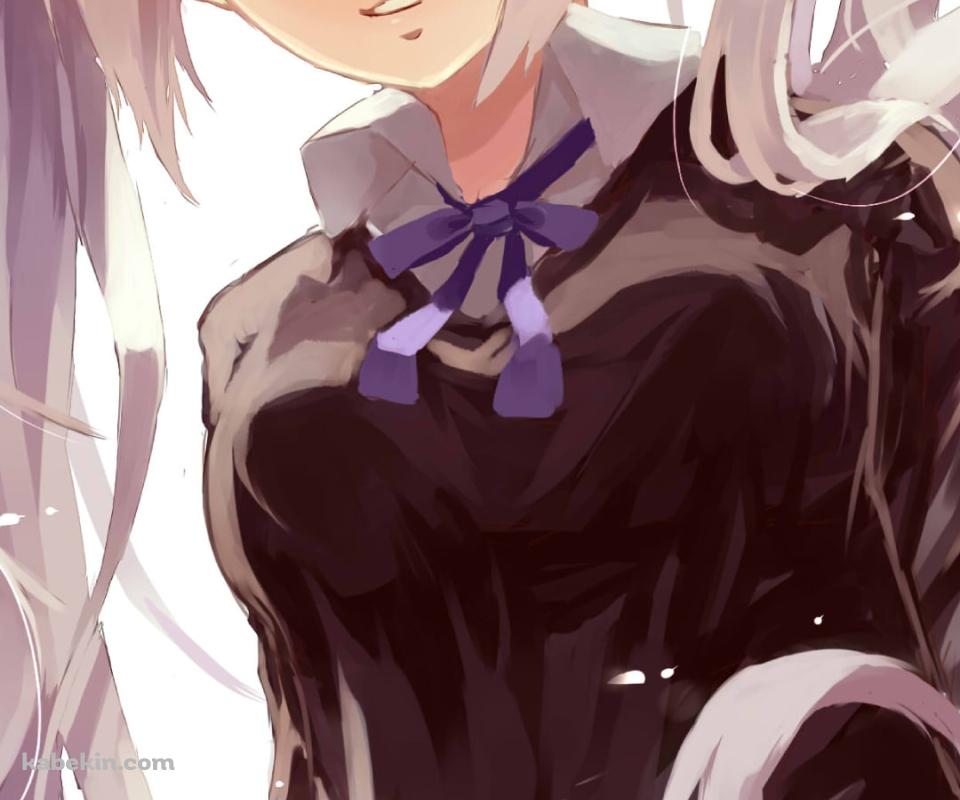 こちらを見下ろす境多摩(さかい たま) / ディーふらぐ!のAndroidの壁紙(960px x 800px) スマホ用