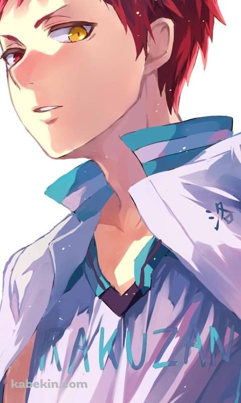 オッドアイの赤司征十郎(あかし せいじゅうろう) / 黒子のバスケのAndroidの壁紙(480px x 800px) スマホ用