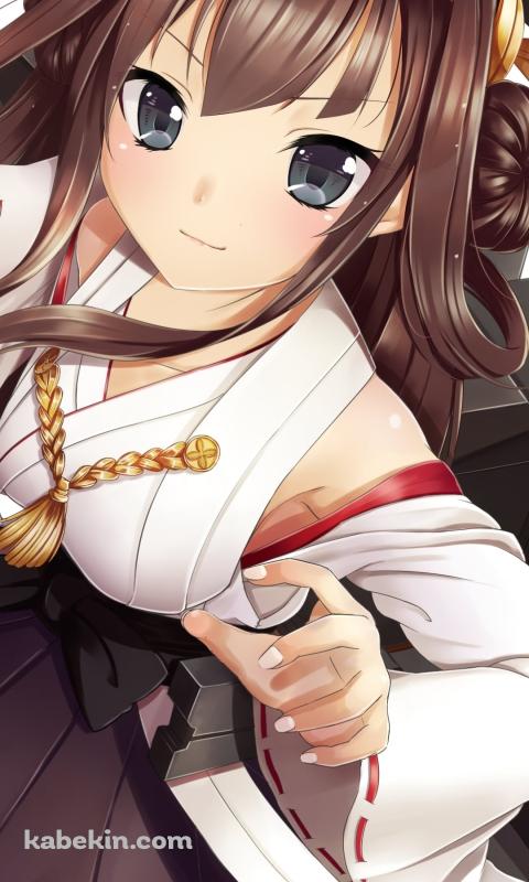 笑顔の金剛 / 艦これ / 艦隊これくしょんのAndroidの壁紙(480px x 800px) スマホ用