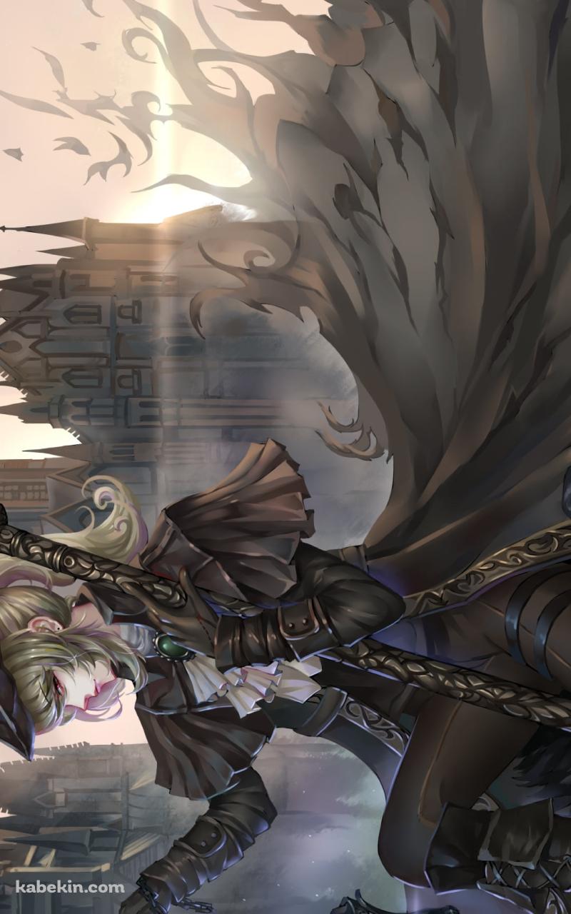 ランプを持つ時計塔のマリア / ブラボ / BloodborneのAndroidの壁紙(800px x 1280px) スマホ用