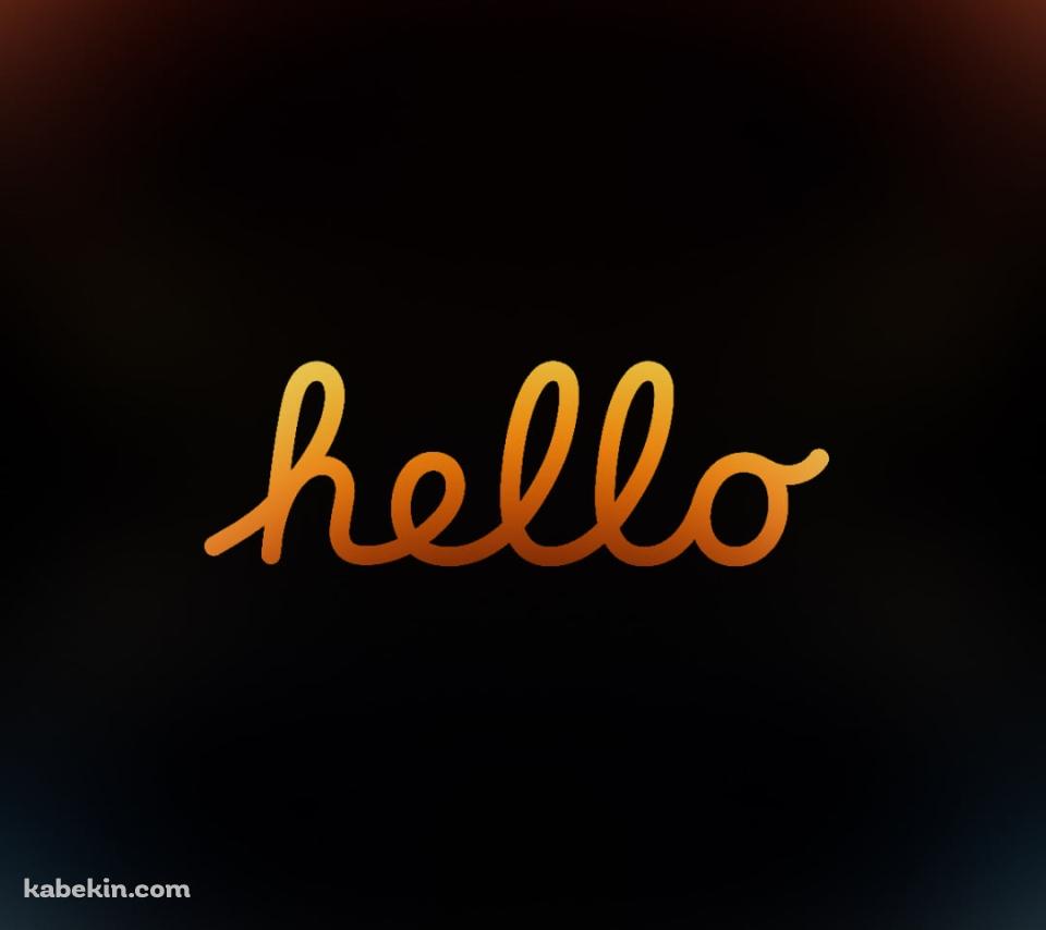 hello / ボヤけたブラーのAndroidの壁紙(960px x 854px) スマホ用