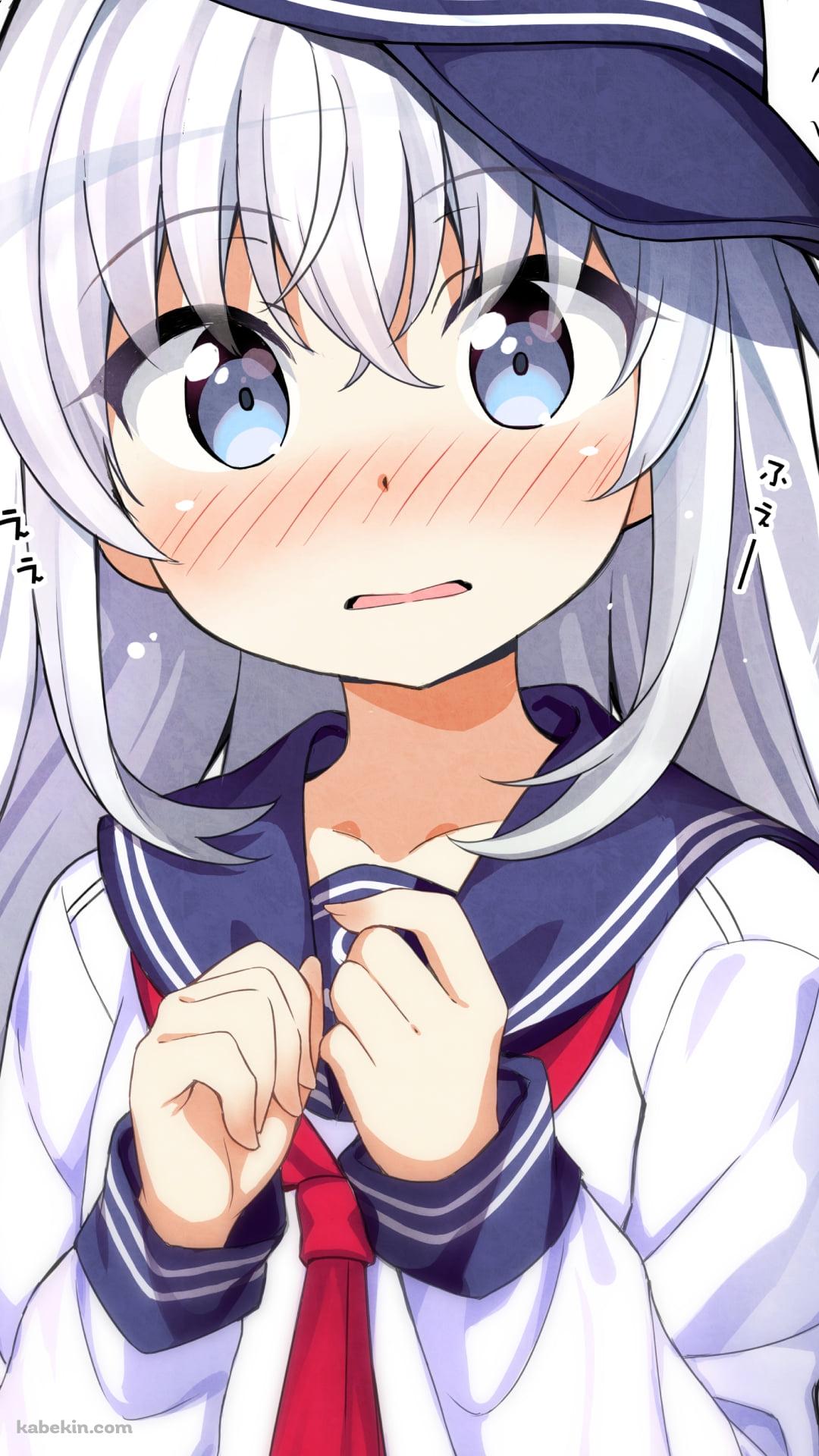 ピクッとしている響 / 艦隊これくしょんのAndroidの壁紙(1080px x 1920px) スマホ用