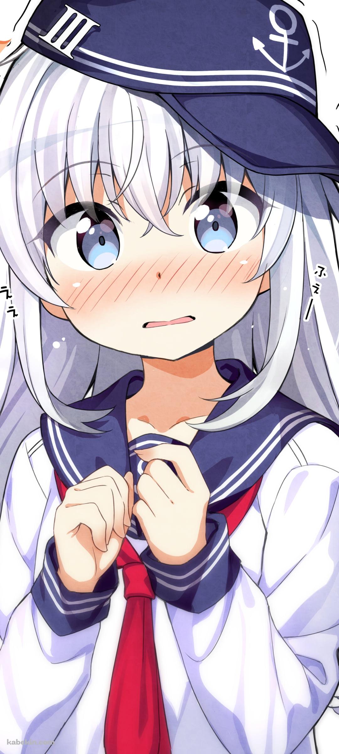 ピクッとしている響 / 艦隊これくしょんのAndroidの壁紙(1080px x 2400px) スマホ用